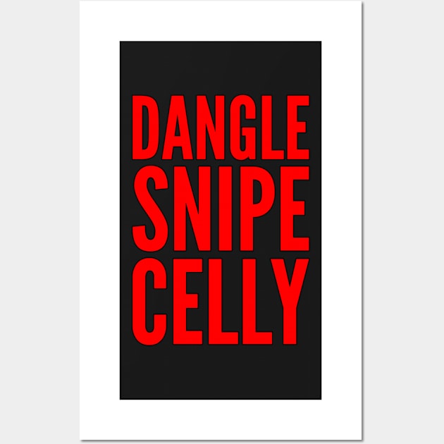 DANGLE SNIPE CELLY Wall Art by HOCKEYBUBBLE